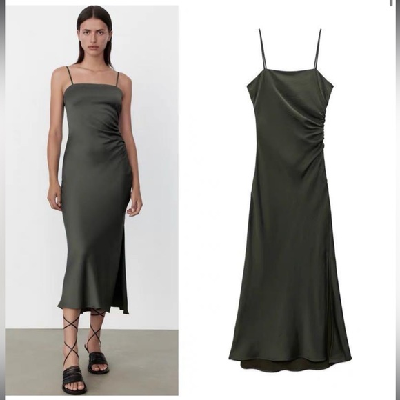 Zara Dresses & Skirts - Zara Satin Camisole Dress